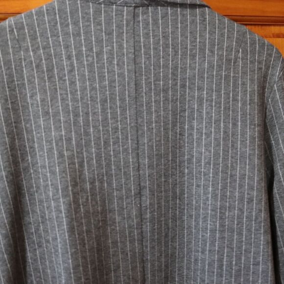 ASTR Gray Long Line Open Front Slouchy Blazer Jacket Large - Picture 4 of 14